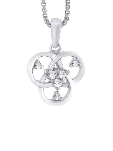 Lucera Women Silver Pendant with Chain