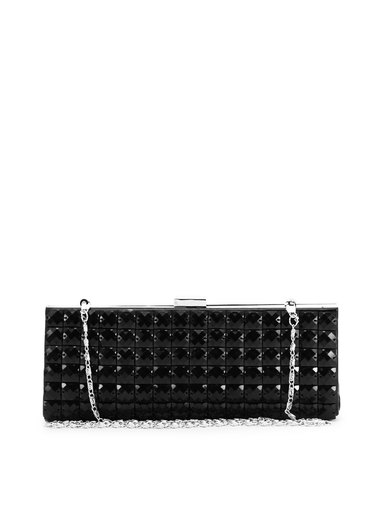 Lino Perros Women Beaded Black Clutch