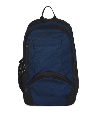 Wildcraft Unisex Blue & Black Backpack