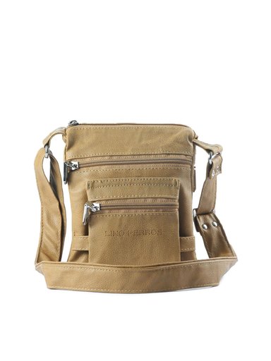 Lino Perros Tan Women Casual Sling Bag