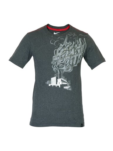 Nike Men Man U SS Authentic Grey T-shirt