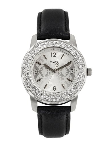 Timen Women Silver Toned Dial Watch T2N150