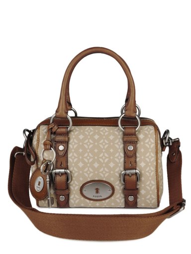 Fossil Women Beige Maddox Handbag