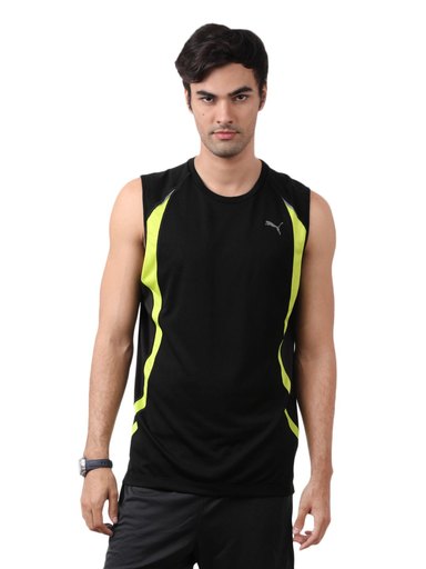 Puma Men Black T-shirt