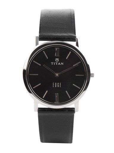 Titan Edge Men Black Dial Watch NH679SL02A