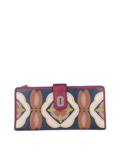 Fossil Women Blue Wallet