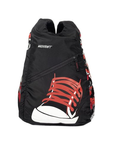Wildcraft Unisex Black Printed Backpack