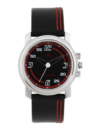 Fastrack Men Black Dial Watch N3039sl06