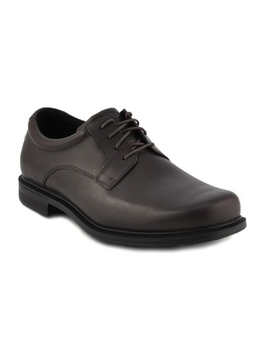 Rockport Men Ed Plaintoe Brown Formal Shoes