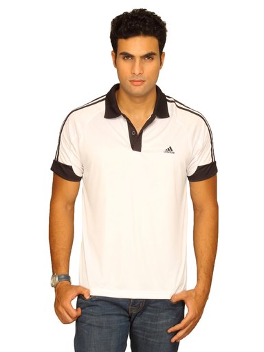 ADIDAS Men's Force Polo White T-shirt