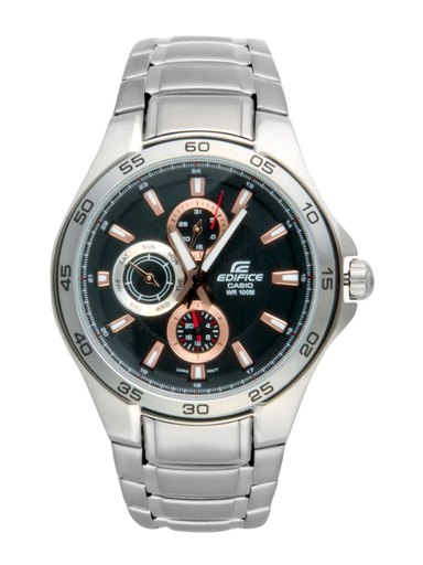 CASIO Edifice Men Black Dial Watch ED423