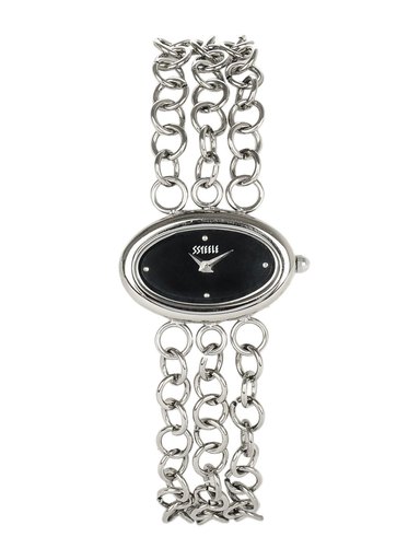 Maxima Women Black Dial Watch