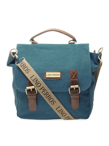 Lino Perros Unisex Blue Satchel