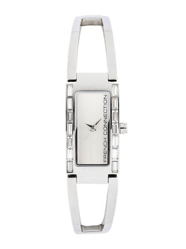 FCUK Women Silver-Toned Dial Watch FC1020SWN