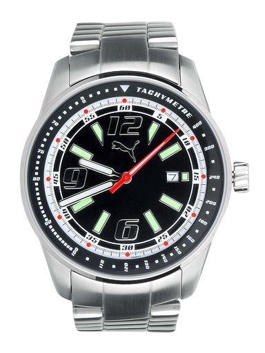 Puma Men Race Luminous 3HD Black Dial Watch