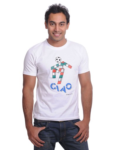 FIFA Mens 1990 World Cup White T-shirt