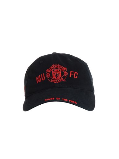 Manchester United Men Solid Navy Blue Cap