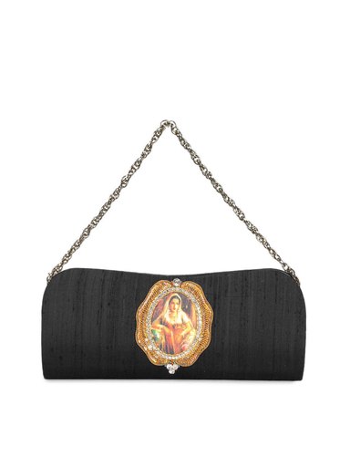 Rocia Women Black Clutch