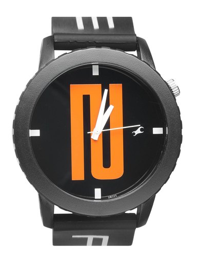 Fastrack Unisex Black Dial Watch 9912PP13