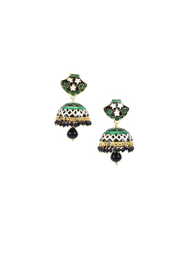 Adrika Green Earrings