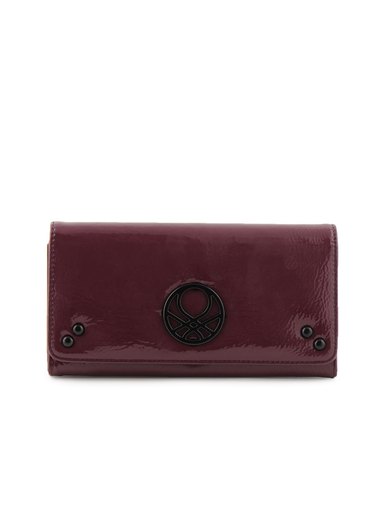United Colors of Benetton Women Solid Purple Wallets