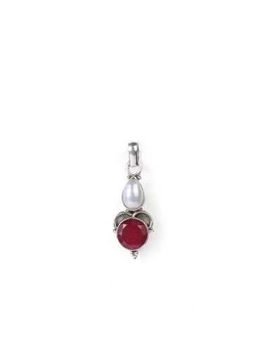 Fabindia Women Anusuya Silver Pendant