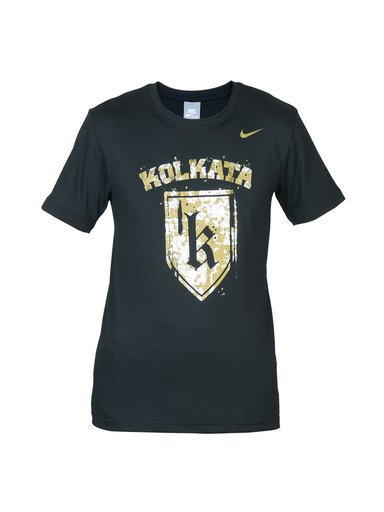 Nike Men Printed Black T-shirt