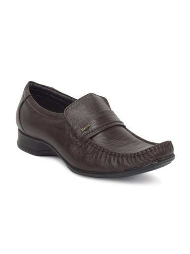 Bata Men Mocassino Brown Formal Shoes
