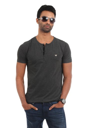 Horsefly Men Charcoal T-shirt