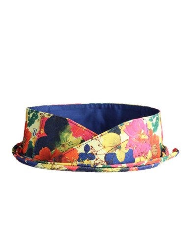 Pieces Women Yellow Canvas Belt