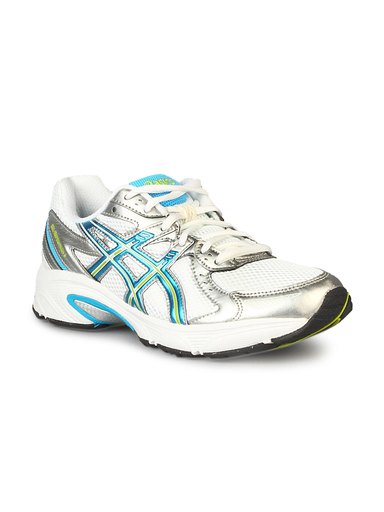 Asics Women Gel Cushioning Silver Blue Active Running Shoe