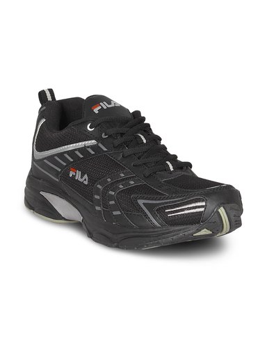 Fila Men's Barrier Black Silver Shoe