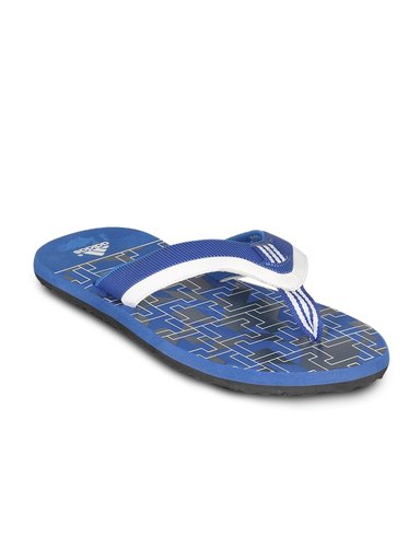 ADIDAS Men's Adi Jumble Blue Flip Flop