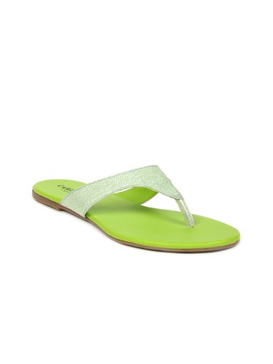 Carlton London Women Casual Green Slippers