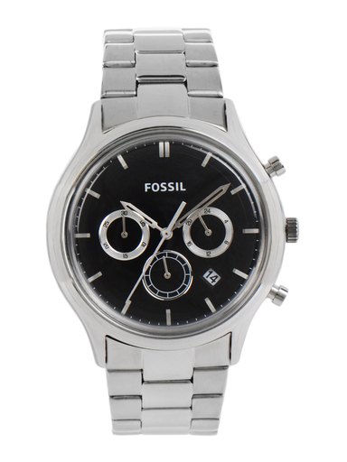 Fossil Men Black Dial Chronograph Watch FS4642