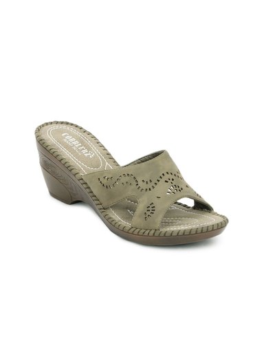 Cobblerz Women Olive Green Sandals