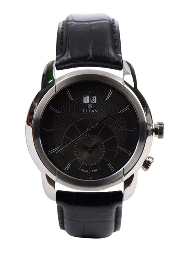Titan Men Black Dial Watch