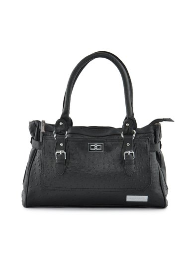 Lino Perros Women Polka Black Handbag