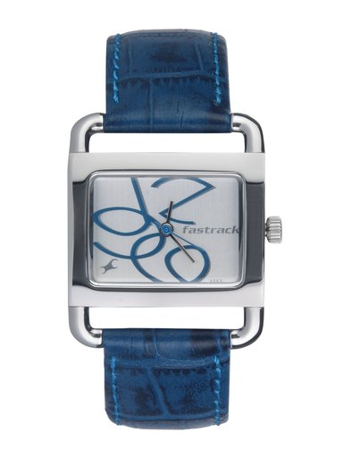 Fastrack Women Silver-Toned Dial Watch NA9734SL02