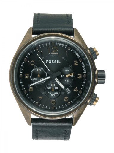 Fossil Men Black Dial Chronograph Watch CH2783
