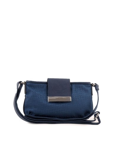 United Colors of Benetton Women Solid Blue Handbags