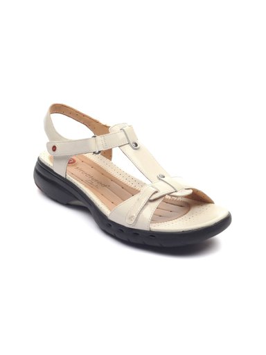 Clarks Women Un Swish Patent White Sandals