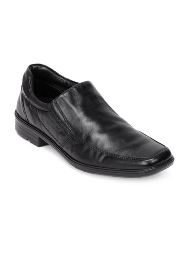 Red Tape Men Black Semi Formal Shoes