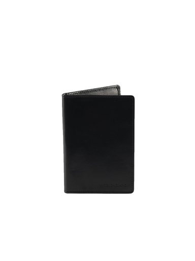 Peter England Unisex Statements Black Passport Holder