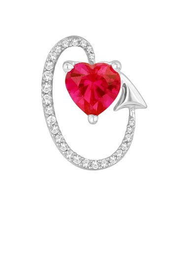Lucera Women Silver Pendant with Chain
