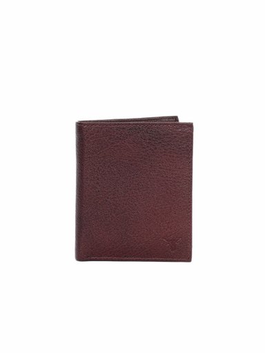 Hidekraft Men Leather Brown Wallet