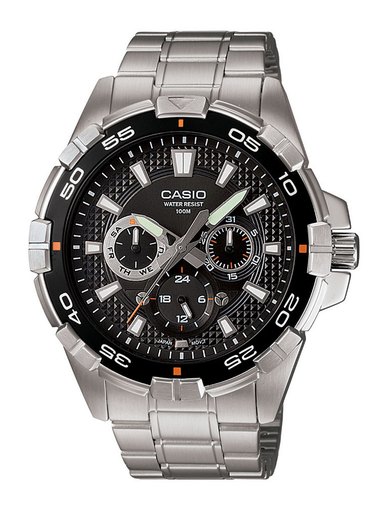 Casio Enticer Men Black Marine Sports Watch MTD-1069D-1AVDF(A657)