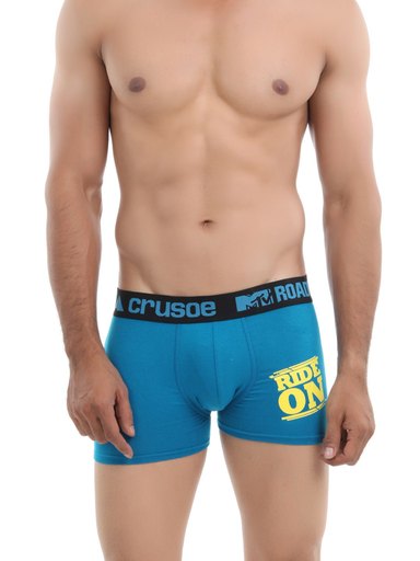 Crusoe Men Blue Boxer Briefs