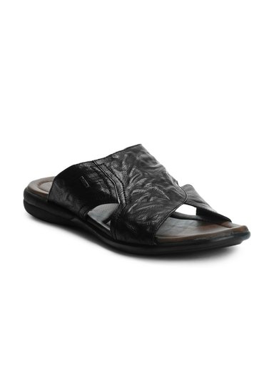 Franco Leone Men Black Slippers