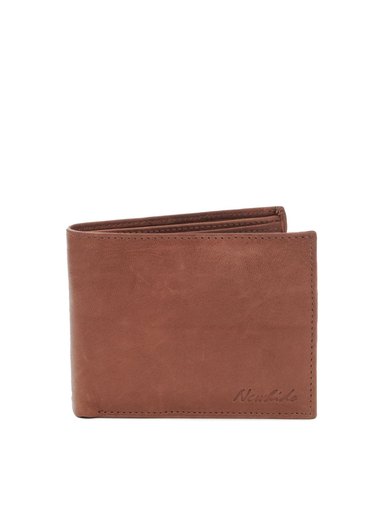 New Hide Men Brown Wallet
